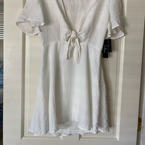 Lulus mini white dress